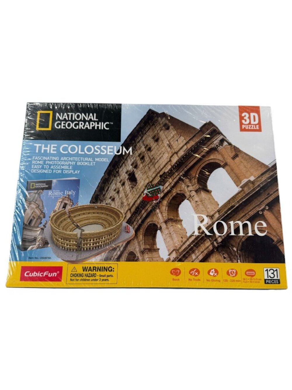 3D Puzzle National Geographic Rome Colosseum History Italy Gift Sealed New READ